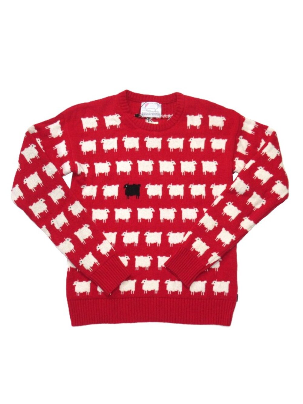 NWT Rowing Blazer Warm & Wonderful Diana Sweater in Red Black Sheep Knit S
